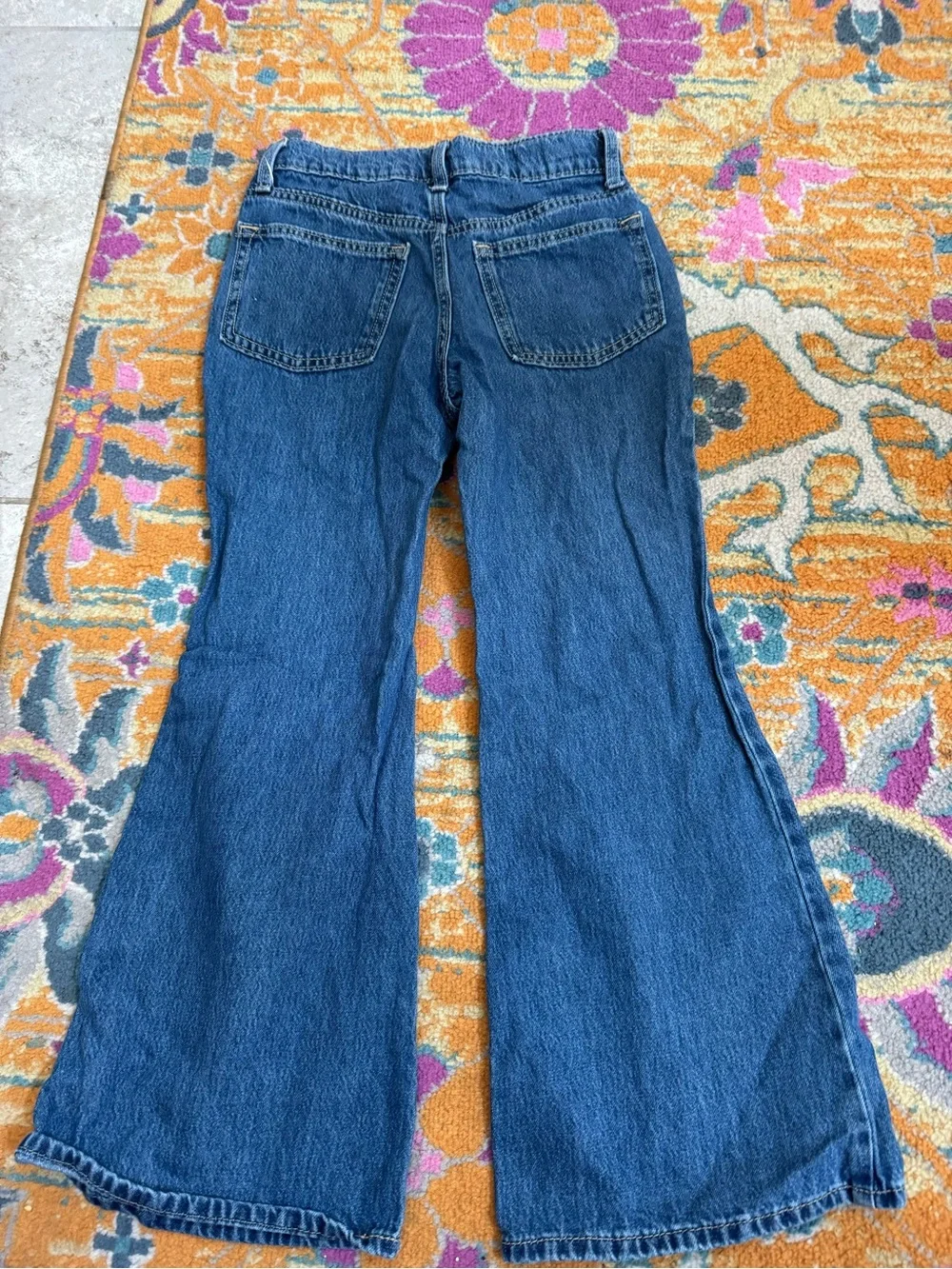 Old Navy Girls Baggy flare jeans- 10